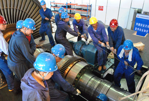 西安西瑪高壓電機轉子磁心的調整方法。